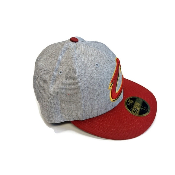 59Fifty New Era Size 7 1/4 Cleveland Cavaliers Fitted Hat Low Profile Cap - Picture 3 of 7